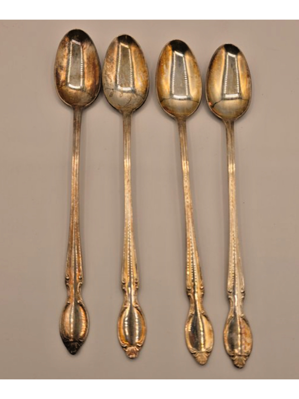 Vintage WM Rogers Silver-Plated Teaspoons - Set of 4
